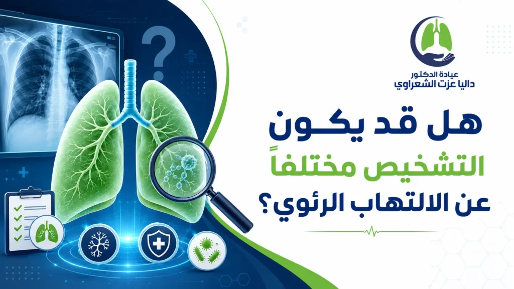 هل قد يكون التشخيص مختلفًا عن الالتهاب الرئوي؟