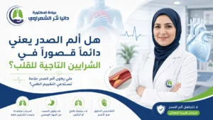 هل ألم الصدر يعني دائماً قصوراً في الشرايين التاجية للقلب؟